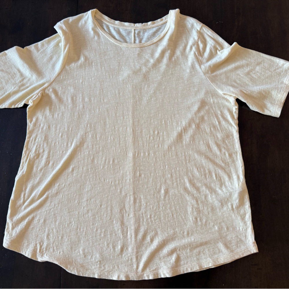Women's 100% Cotton Yellow Top